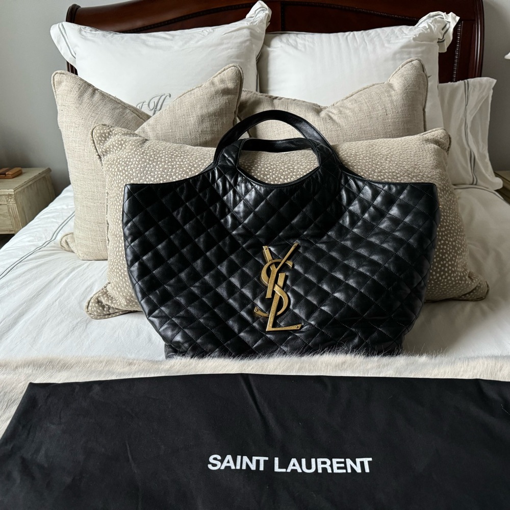 YSL Icare Maxi Shopping Tote